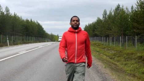 Karl Friberg är en van vandrare. Nu hoppas han inspirera många till att lämna blod.FOTO: Linda Danhall