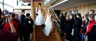Modeshow för giftassugna