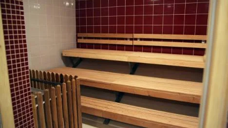 Damernas nya bastu i Pontusbadet.