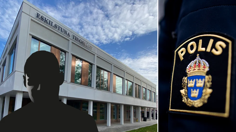 En man i 50-årsåldern döms för att vid två tillfällen dödshotat poliser. 