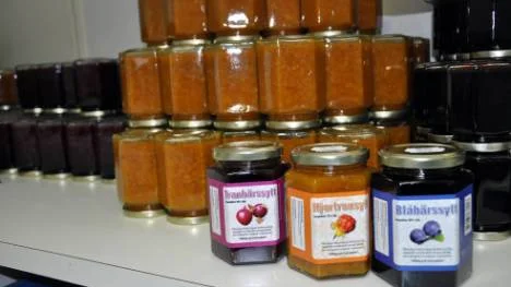 Sylt, sylt och ännu mera sylt. Lingonsylten är den volymmässigt största produkten, hjortronsylten den mest exklusiva. FOTO: Lotta Nilsson