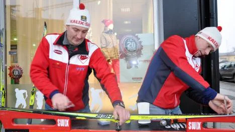 Stig Häggström i vallatagen.