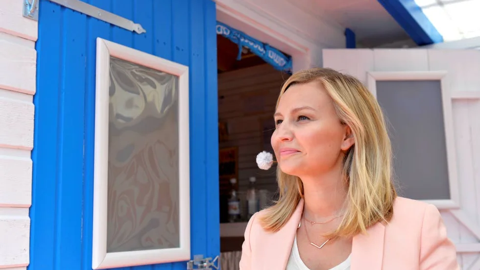 Ebba Busch Thor i Almedalen.