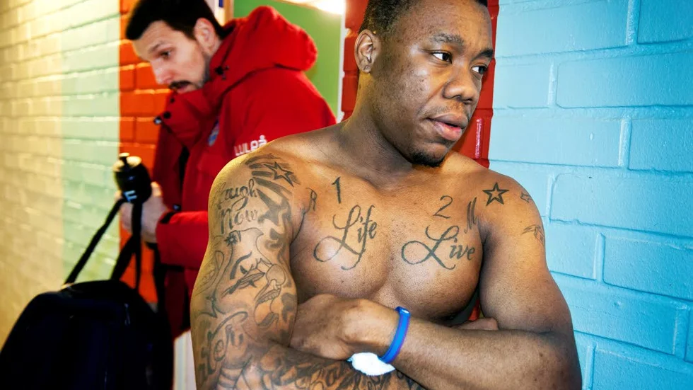 Rudy Mbemba under tiden i LF Basket.