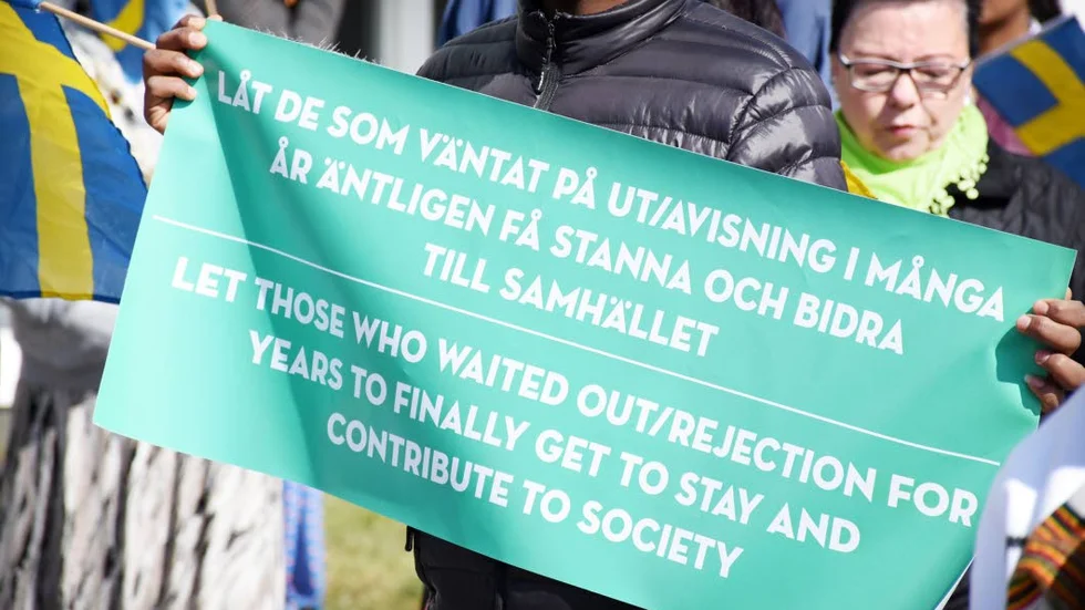 ORO. Många aylsökande i Kiruna är stressade över lagändringen.