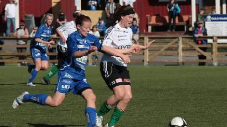 Sara Eliasson var inte helt nöjd efter Själevadsmatchen. "Vi borde haft tre poäng", sa Eliasson.