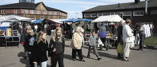 Välbesökt marknad