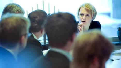 I går kom IT- och regionminister Anna-Karin Hatt till Luleå för en träff med bland annat kommunledning, universitetet, länsstyrelsen och företagare.FOTO: Kurt Engström