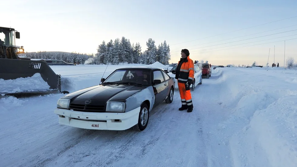 Daniel Eriksson, Jokkmokk, står redo i starten.