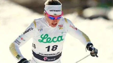 OSLO  20100314.
Magdalena Pajala fra Sverige pÃ¥ prologen i kvinnenes sprint fri teknikk under World Cup-stevnet i Holmenkollen sÃ¸ndag. Rennet er en del av helgens prÃ¸ve-VM i nordiske grener.
Foto: Erlend Aas / Scanpix NORGE / SCANPIX / kod  20520