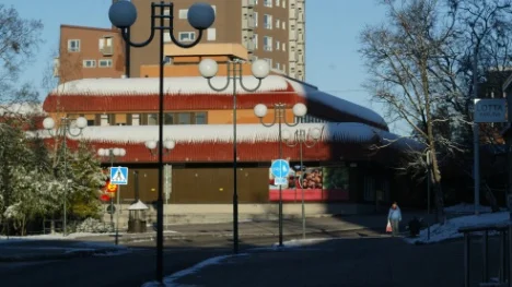 Kupolen, Kirunas äldsta galleria, byggs om för att inrymma Stadsbibliotek. Renoveringen av övriga gallerian bantas på grund av deformationsprognoserna och Kirunabostäders investeringsstopp.FOTO: Hans Sternlund