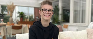 Ödeshögsborna mest generösa att skänka pengar till Världens barn – 18-årige Vilfred Landstedt gläds åt resultatet