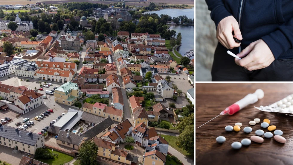 Narkotikabrotten har ökat i Vadstena.