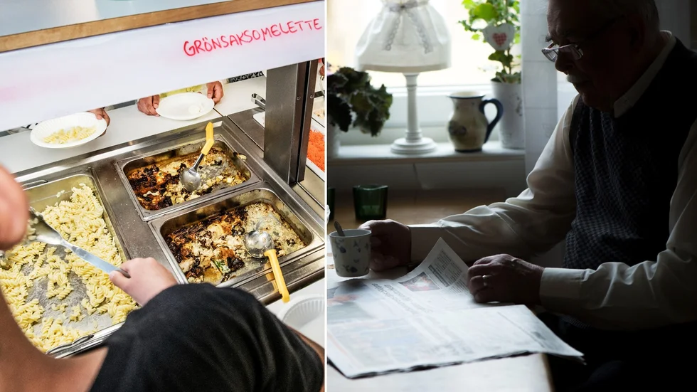 Skolpolitikerna har beslutat om ett tvåårigt försök med att erbjuda pensionärer lunch i skolor.