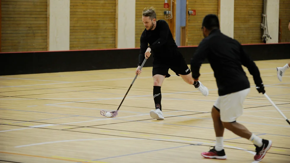 Linus Dahlström stod för två av FBC Nyköpings mål mot Bergs IK.