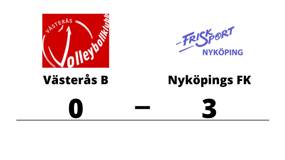 Västerås B förlorade mot Nyköpings FK