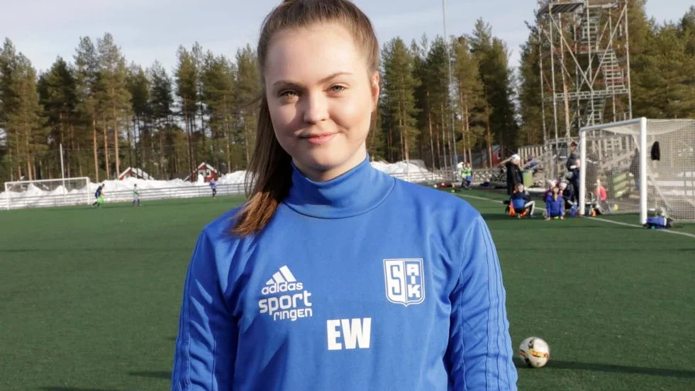 TILL ISK. Elin Wikgren är klar för Infjärdens division 1-lag.