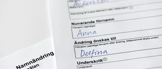 Efter lagändring – fler vill byta namn
