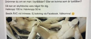 Stötande annons togs bort
