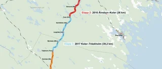 Miljardprojektet inne på den sista sträckan