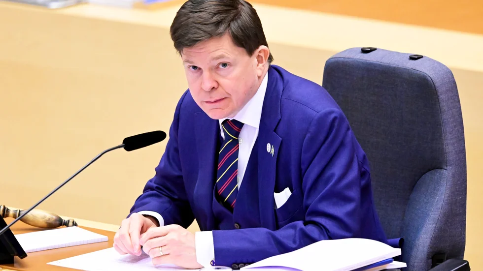 Riksdagens talman Andreas Norlén. Arkivbild.