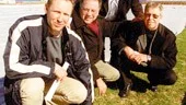 Christer Sillen Johansson (Enista), Roland Tillberg (kultur- och fritidsnämnden), Thomas Walden (IFK Norrköping) och Jan-Olov Johnsson (Idrottsparksbolaget) hoppas på en bättre gräsmatta i framtiden.
FOTO: NICLAS SANDBERG