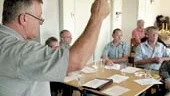 Ove Brusman är klassmorfar på Parkskolan.
FOTO: TITTI OLOVSSON