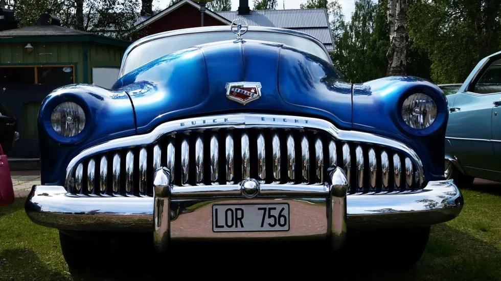 Buick Sedanette från 1949. Ägare Mats Hansson, Jokkmokk.
