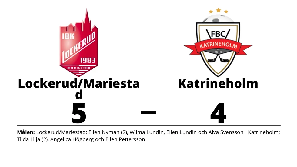 IBK Lockerud/Mariestad vann mot FBC Katrineholm