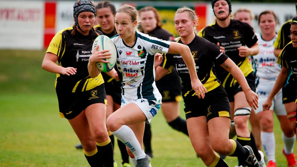 Cecilia Wijkström skapade stora problem för Exiles genom hela matchen.