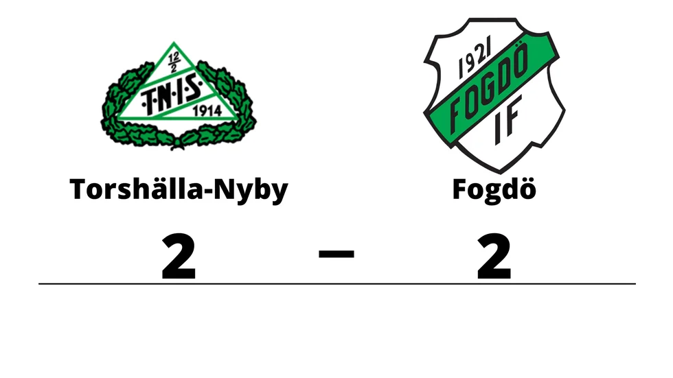 Torshälla-Nyby IS spelade lika mot Fogdö IF