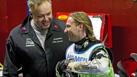 Peter Jansson och Adam Skornicki fick äntligen anledning att lé.