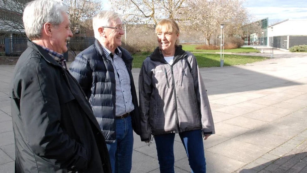 Topptrio. Christer Lundström, Larseric Ramlöv och Britt-Marie Hamnevik Söderberg är trion som toppar Folkpartiets kommunfullmäktigelista.