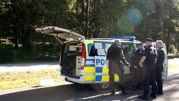 Ännu så länge är polisens eftersökningar utan resultat.
Foto: Anita Kjellberg