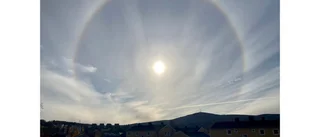 Tjusig halo över Dundret            