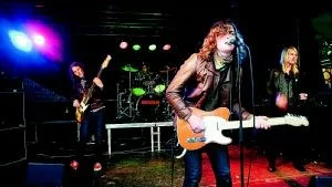 Them Jacks var några av de band som uppträdde på Olof Palmes plats i Norrköping under Pop i parken.  			         Foto: Andreas Skogh