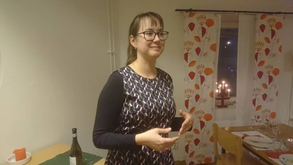 Konstvetaren Ylva Bengtén höll en intressant föreläsning om konst och vin i ett geografiskt och historiskt perspektiv.