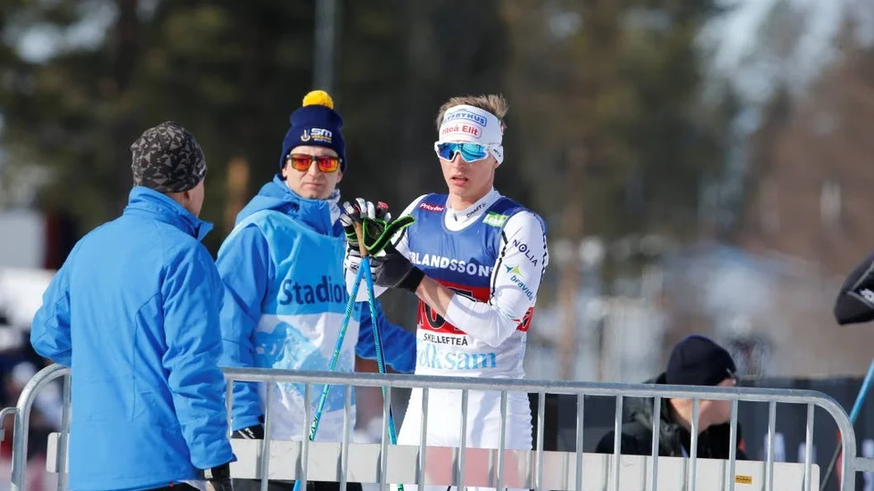 Viktor Brännmark, Piteå Elit, vann masstarten i Hudiksvall. (Arkivbild)