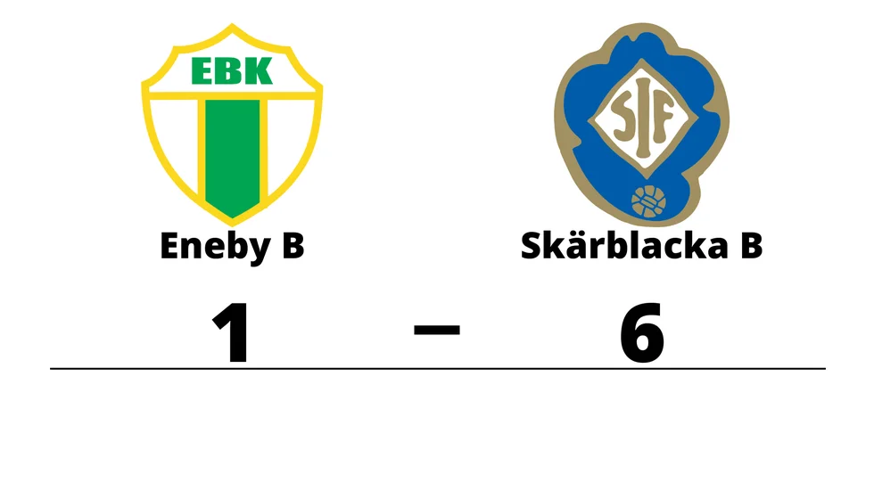 Eneby BK B förlorade mot Skärblacka IF B