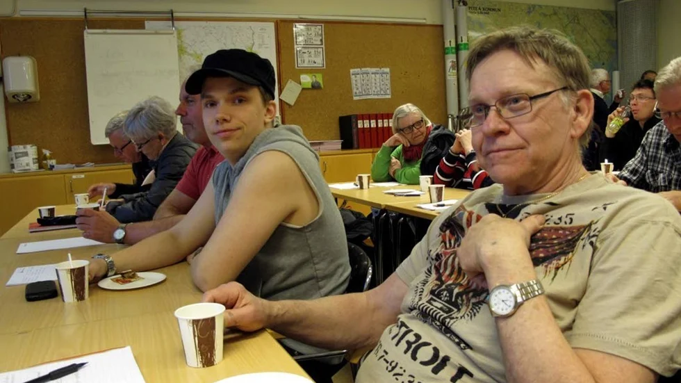 Patrik Johansson, till vänster, och Per Lönnberg skulle kunna tänka sig att ingå i en frivillig resursgrupp. 
?Foto: Sofia Högberg