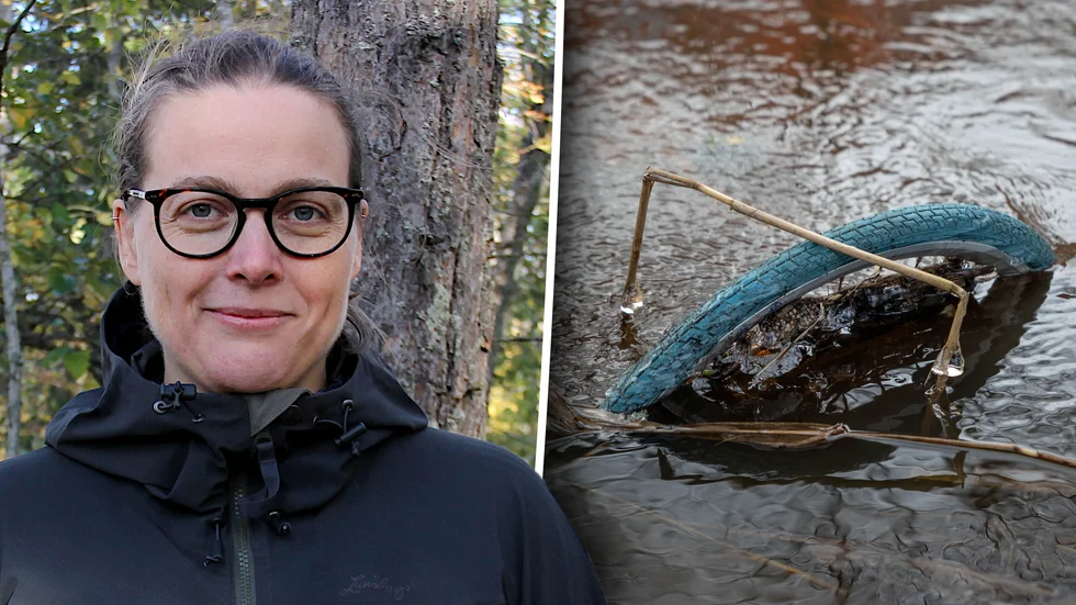 "PFOS sprids väldigt lätt och källan skulle i princip kunna ligga var som helst längs vattendragets sträckning", säger Carin von Köhler, tf park- och naturchef i Knivsta kommun.