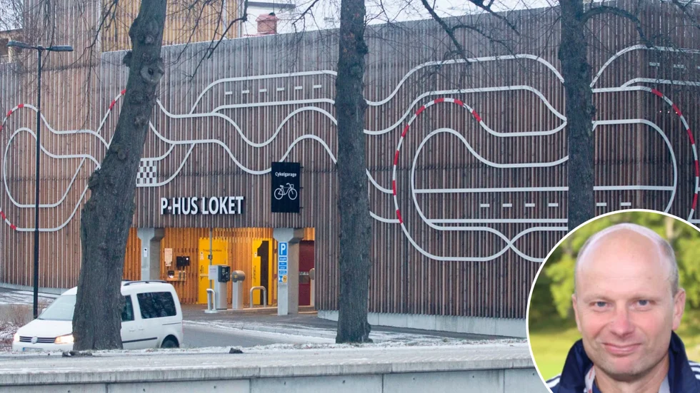 Håkan Andersson säger att allt fler har börjat parkera i Loket. 