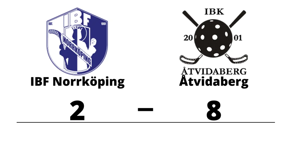 IBF Norrköping förlorade mot IBK Åtvidaberg