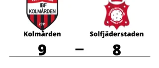 Solfjäderstaden föll borta mot Kolmården