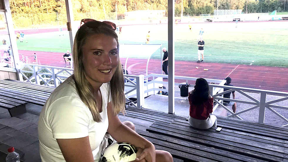 Arkivbild: Lovisa Granman var en av VGIF:s målskyttar. Enligt tränaren är hon otroligt viktgt med alla hennes erfarenhet. 