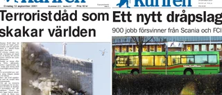 Historiska förstasidor i Katrineholms-Kuriren