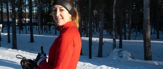 Anna, 34, från Luleå laddar för Vasaloppet