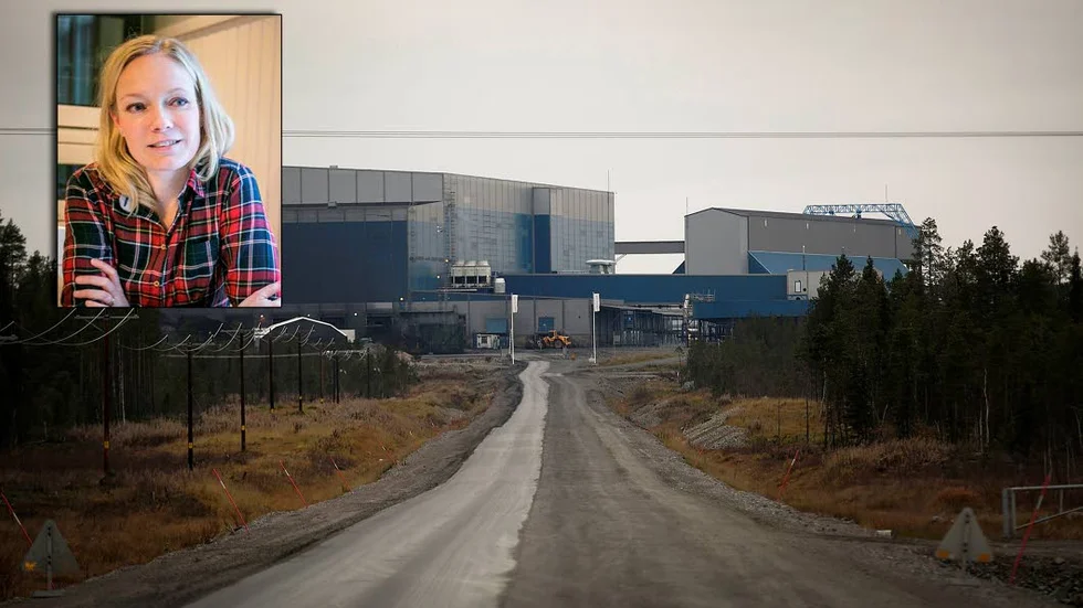 Gruvan. Åsa Allan, kommunchef i Pajala träffade näringsministern på fredagen om gruvans framtid.