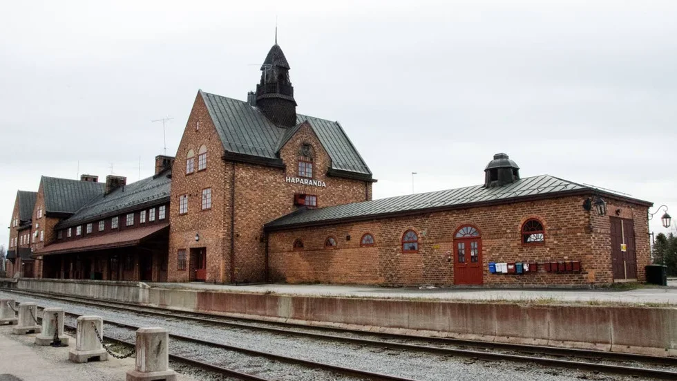 Möjligt transportcentrum. Med Nya Sidenvägen skulle omlastning ske i Haparanda eller Torneå eftersom Sverige och Finland har olika spårvidd.