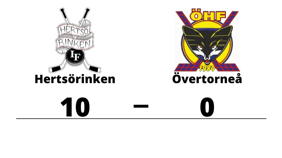 Hertsörinken IF vann mot Övertorneå HF